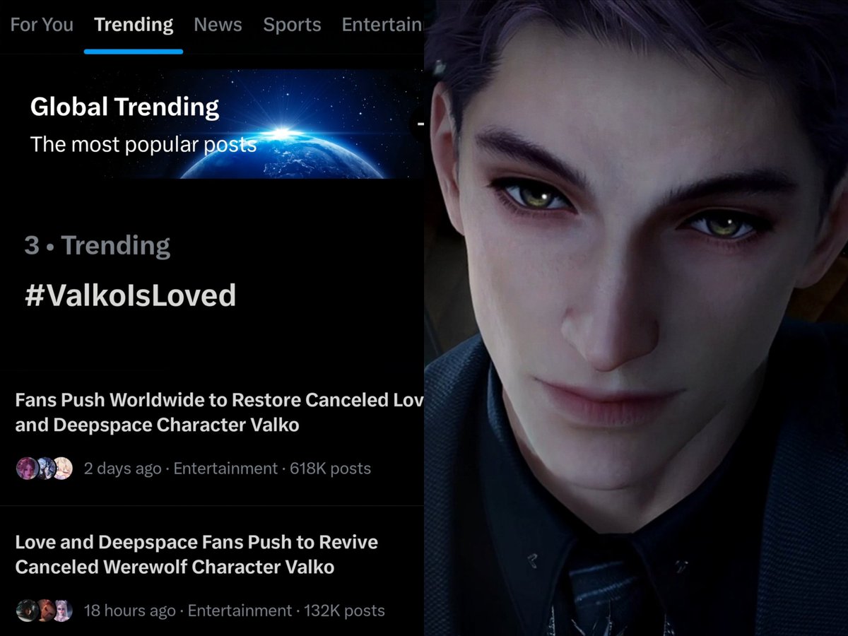 pinkcrispss's tweet photo. another day, another Valko global trending, at this point we are hitting 750k posts for Valko for the last 2 days, we are relentless! keep posting with #ValkoIsLoved #BringValkoBack & demand infold for Valko's return! both global & CN girlies are working tirelessly & we appreciate all the efforts!

remember to take a step back if its get overwhelming, stay hydrated. 

real talk that even if they would decide with finality that Valko wouldn't come home, atleast we fought to the very end. people will always remember Valko, his traces are everywhere here & he won't be deleted entirely. 

for now just keep fighting & keep voicing for Valko, i'm sure they are hearing us, they just don't want to address anything yet.