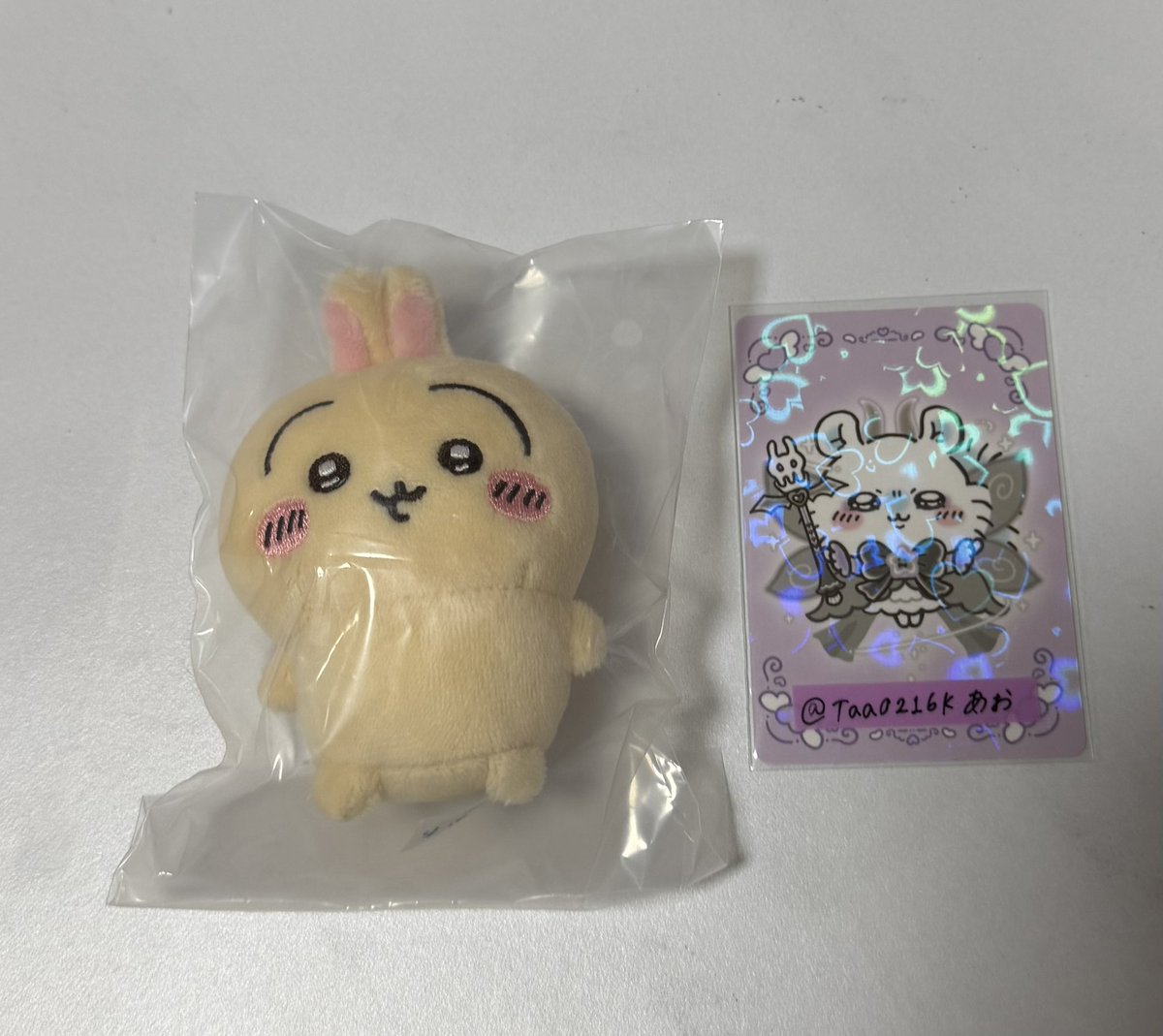 Taa0216k's tweet photo. ちいかわ おすわりぬいぐるみ2 交換

【譲】うさぎ

【求】モモンガ

郵送希望📮

お心当たりのある方はリプ又はDMまでお願いいたします🙇🏻‍♂️ https://t.co/4rrw2LVDnJ
