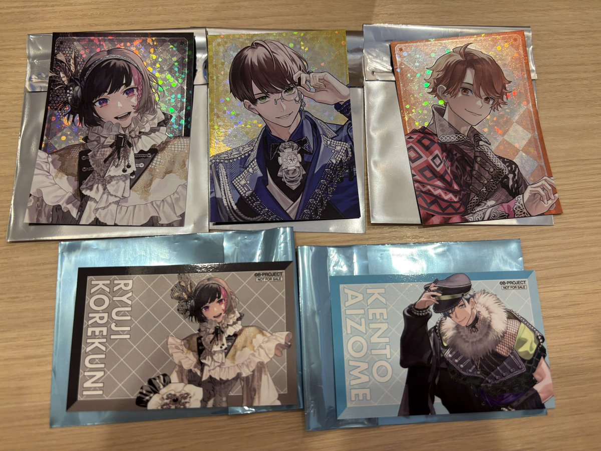 koukan_hugashi's tweet photo. 【Bプロ交換】B-PROJECT motto cafe ホロ トレーディングカード 特典

譲:是国さん.釈村さん.不動さん.愛染さん

求:同種北門 https://t.co/Fn6EvIN9f3
