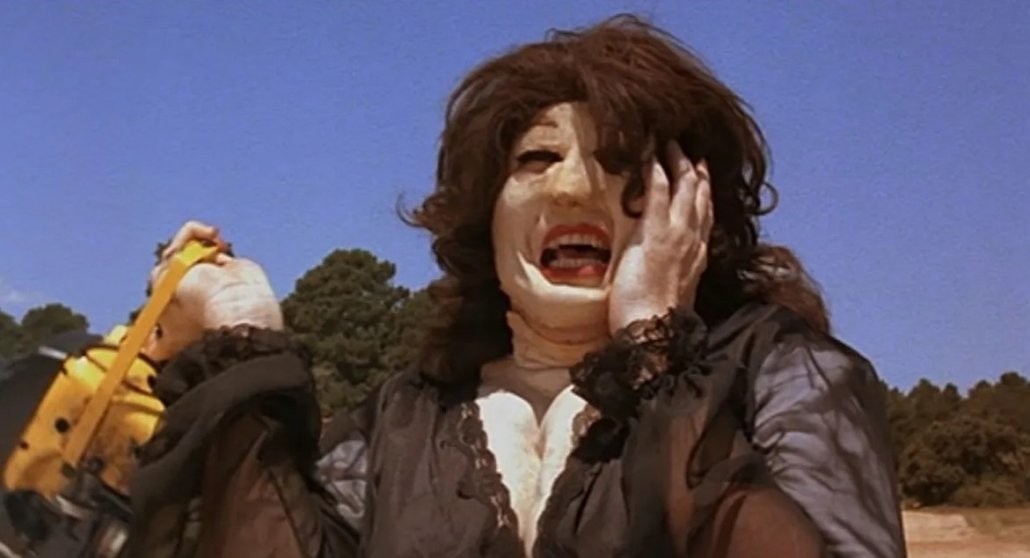 radiodormouse's tweet photo. The Return of the Texas Chain Saw Massacre is not a good film, but it shows Kim Henkel made it because, other than the two entries Hooper directed, it's the only one to get that Leatherface is a squealing, terrified child in a man's body, not an unstoppable, grim Jason-type. https://t.co/MmrCfshc76