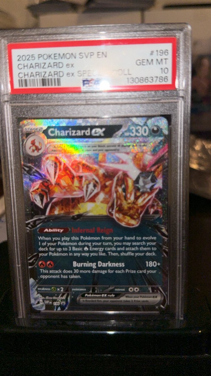 SlabTraderllc's tweet photo. 2025 Charizard Ex
PSA 10 
$95 shipped 📦 https://t.co/yIeowYboMW