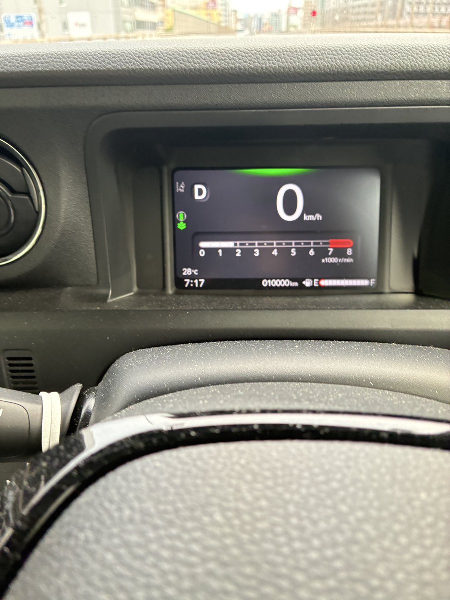 nsx_t's tweet photo. N-BOX納車から8ヶ月ほど。いつも1万キロだけは注目してまうな。 https://t.co/48skzn9Scm