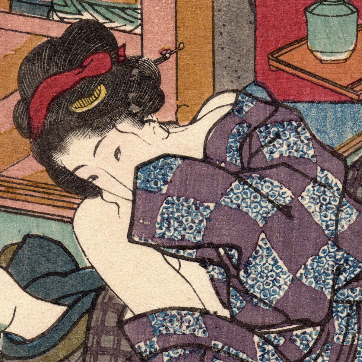 _ShungaShop's tweet photo. A QUICK GUIDE TO PASSIONATE CUISINE: CLEAR BROTH SOUP (Utagawa Kunisada)
https://t.co/0sYEh6SIKm

#art #broth #clear #cuisine #eroticart #guide #japan #japanese #japaneseart #original #passionate #quick #shunga #soup #utagawakunisada #woodblockprint https://t.co/QF1zSujFji