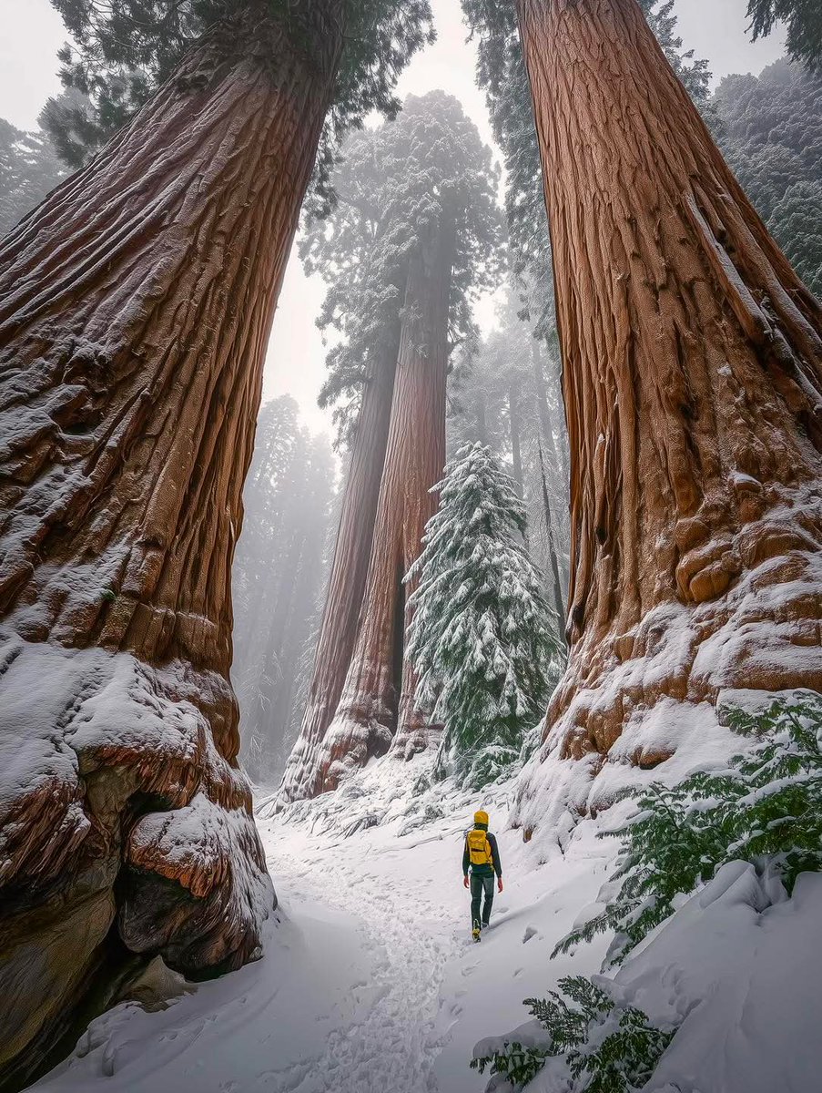 Kihenjo55's tweet photo. Sequoia National Park in California 😍 https://t.co/5wb2nsH4Wj