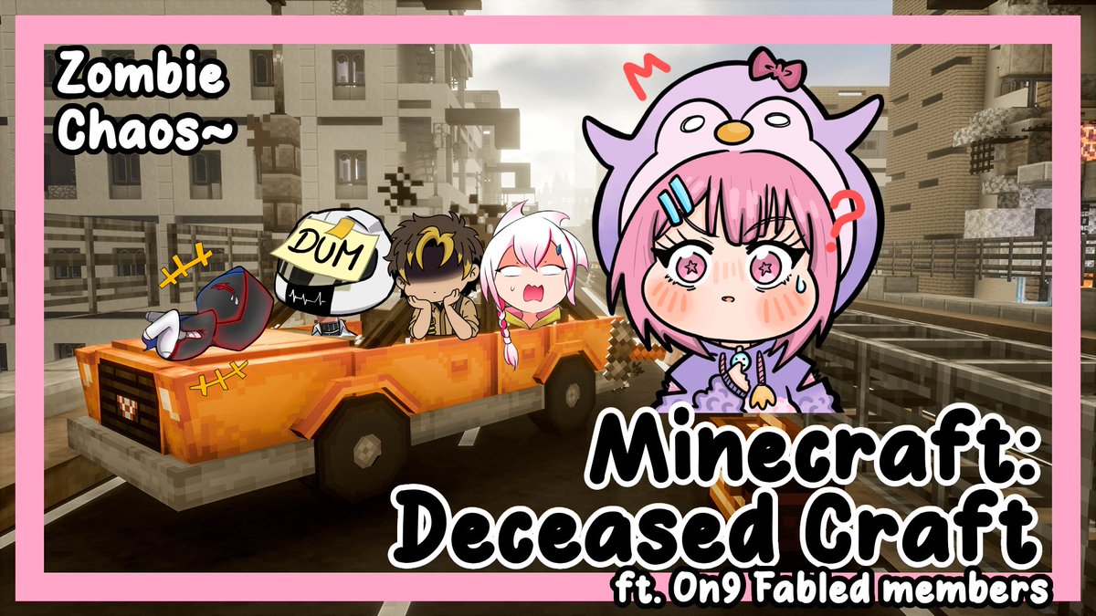 fuwarinkoyuki's tweet photo. Zombie Chaos~ See y'all 🐧
📅 13th July 2026
⏰ 9:30PM (GMT +8)
🎮 Deceased Craft
🔗
💌 Youtube : https://t.co/Mx5ptx9SlV
💌 Twitch : https://t.co/WHnIHD1Ji0
💌 TikTok : https://t.co/rrsO7i4gkr
#deceasedcraft #minecraft #minecraftlive #zombiesurvival #minecraftsurvival https://t.co/BbxC6DaM1m