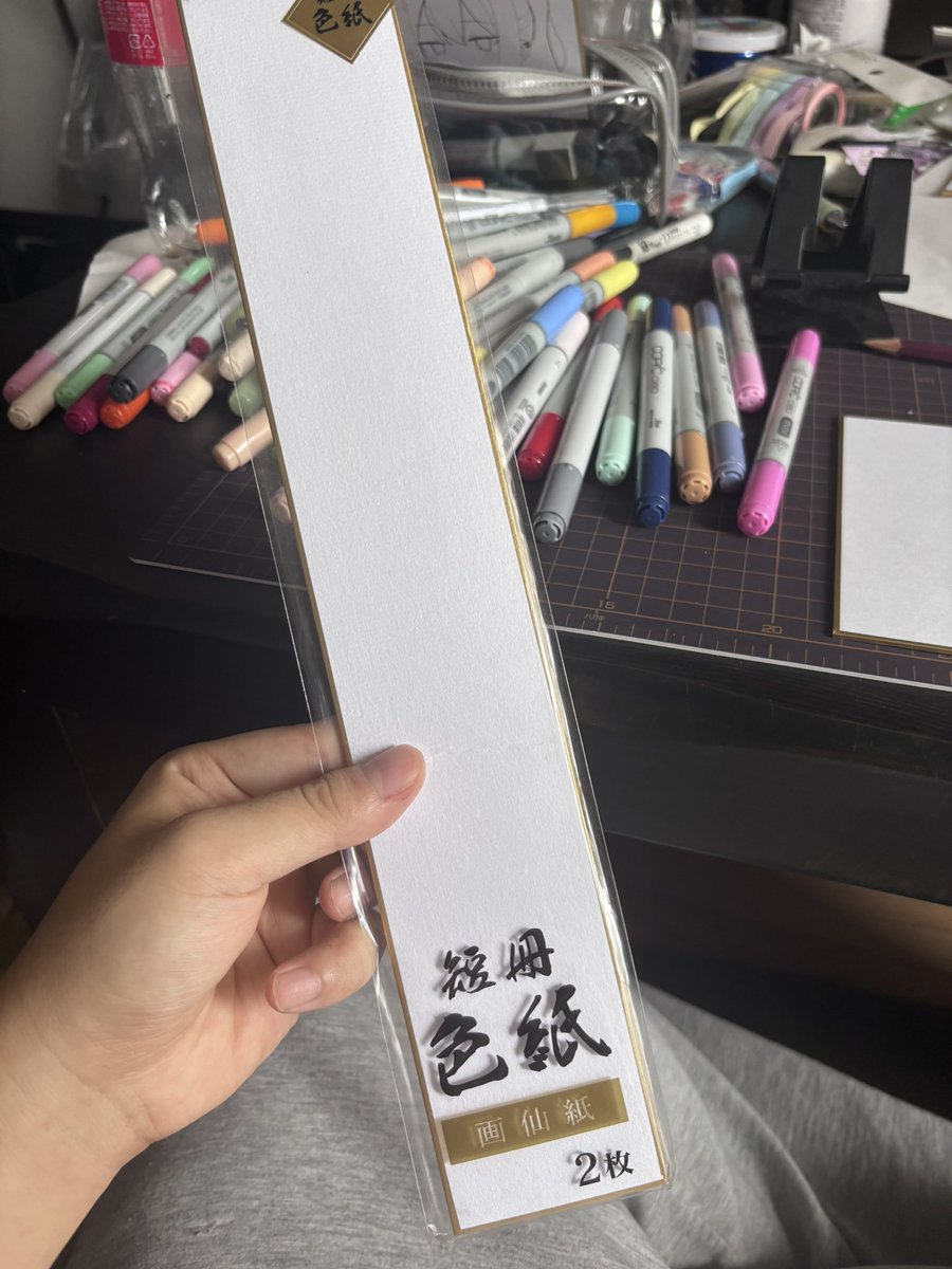 またしても買ってきたクソ長色紙