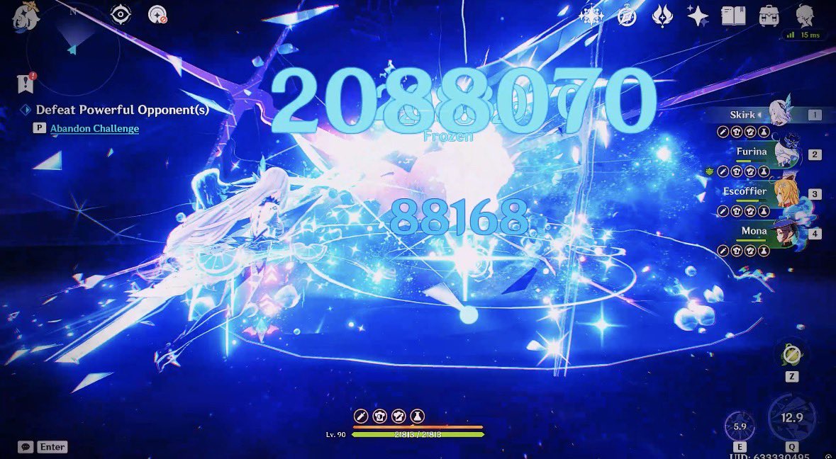 cryonent's tweet photo. c2r1 skirk freeze 2mil with c0 supports 
daily build used https://t.co/ngdtqE1VYB