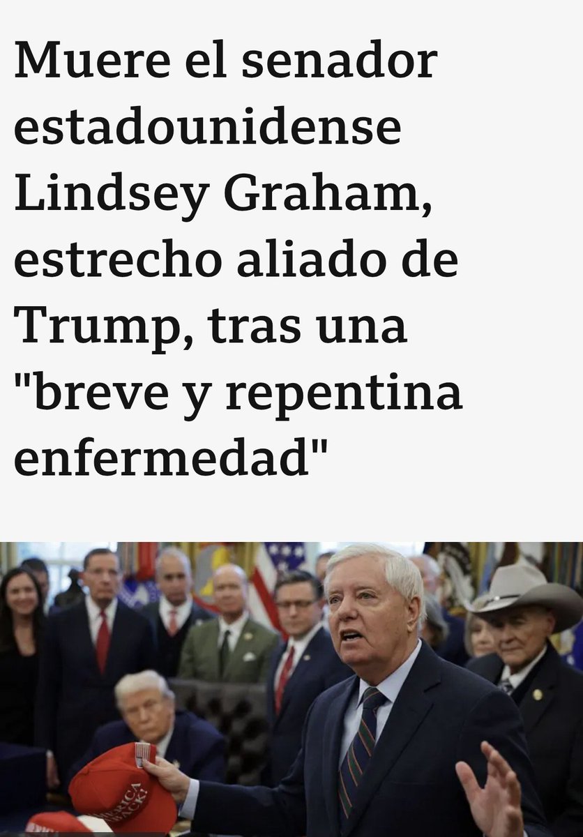 MadameSiimone's tweet photo. 🇺🇸 Se murió el senador putimillonario republicano que dijo ABRO COMILLAS

"tenemos que aplanar Gaza poque es una amenaza para Israel, así como aplanamos Berlín, Tokio... ¿Acaso estuvo mal soltar la bomba atómica en Japón para acabar con su régimen de terror?" también fue el que confesó que todas las guerras se planeaban desde Israel...

Y la muerte fue bien extraña, aún no se sabe que fue 🤷🏻‍♀️ el caso, espero que de verdad exista un infierno y que en este momento el man esté pagando cada una de las muertes que causó.

"Muerte al fascismo, libertad para el pueblo" ❤️🔥❤️💅🏽
