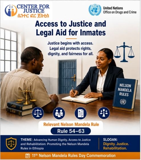 cj_ethiopia1's tweet photo. The Nelson Mandela Rules protect the right to legal representation. In Ethiopia, strengthening legal aid helps expand access to justice, especially for vulnerable groups.

Join us as we mark the 11th Nelson Mandela Rules Day.

#11NelsonMandelaRules #AccessToJustice #LegalAid https://t.co/JhS70HujUn