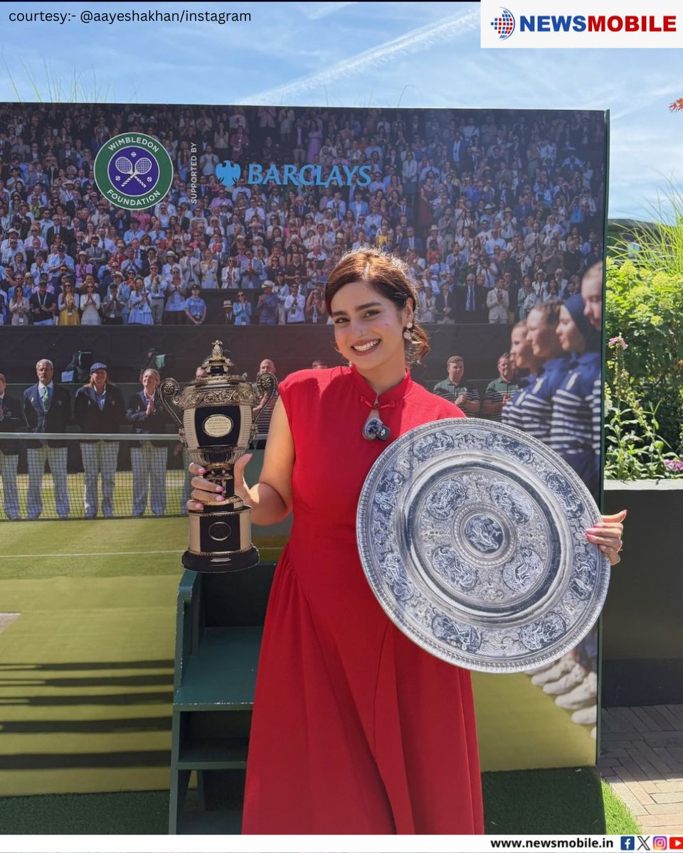 NewsMobileIndia's tweet photo. Wimbledon 2026: A glimpse of the stars, style, and unforgettable celebrity moments that made the tournament truly iconic
#Wimbledon2026 #WimbledonVibes #CelebritySpotted #StarPower #TennisAndStyle #IconicMoments #LondonEvents #SportsAndFashion
#priyankachopra #ananyapanday https://t.co/Gt0ycKVt3S