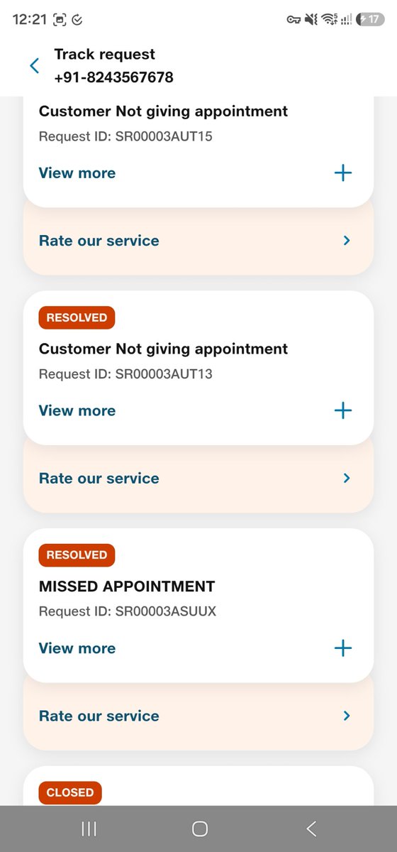 SOWRABHL's tweet photo. @JioCare I have raised relocation request twice, there has simply not been any response. Appointments are given no technician arrives. Have called customer care multiple times, they open a ticket and close it without resolution. 
You also give false updates. Pathetic service https://t.co/DnWL193d8x