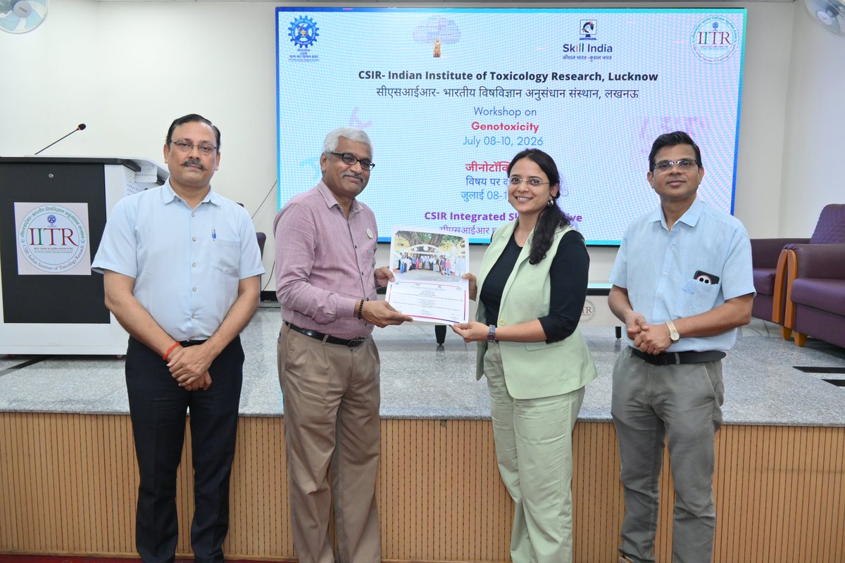 CSIR-IITR Integrated Skill Initiative tweet media