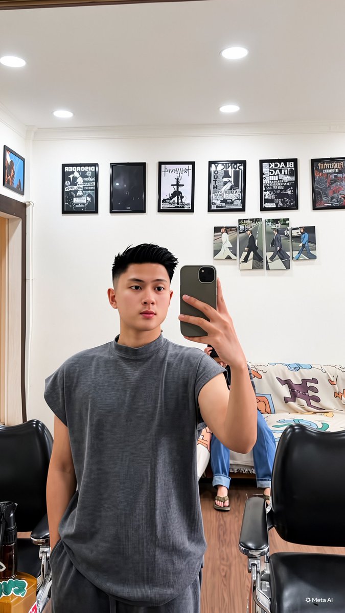 thelifeofricky_'s tweet photo. syg aku baru abis pangkas, ckp ga? https://t.co/Qkl0yUuEWc