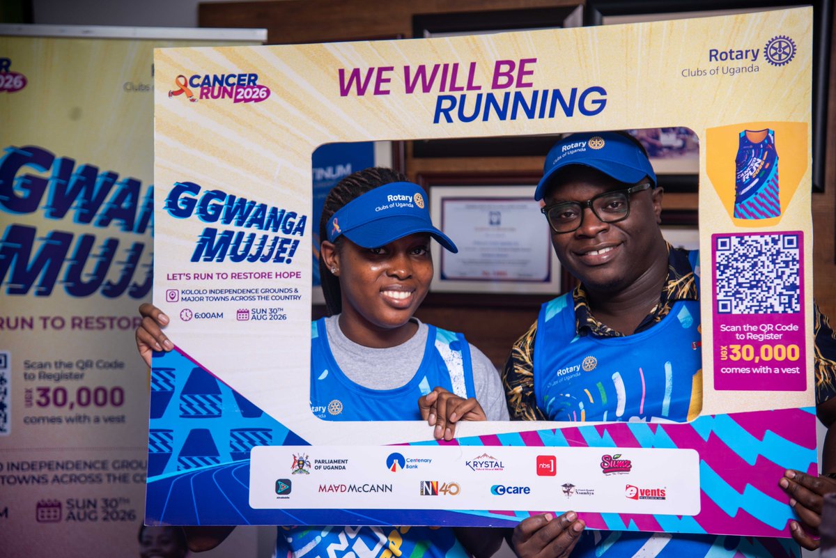 pcl_uganda's tweet photo. We are proud Ruby Sponsors of the Rotary Cancer Run 2026!

#GwangaMujje #ThereWhenYouNeedUs https://t.co/Z4mPIFsqTF