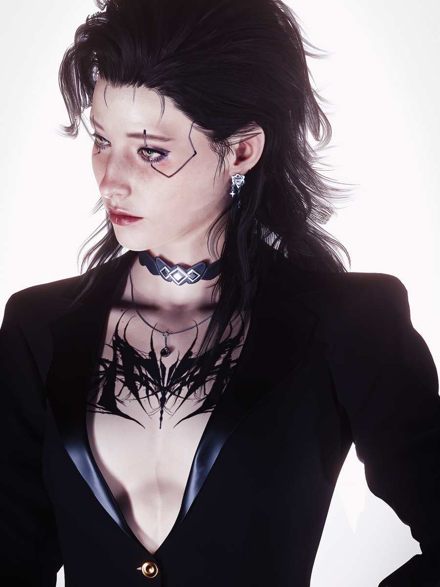 JanG_TY's tweet photo. My V in Black dress 🫣🫣 #Cyberpunk2077 https://t.co/ZKV3GJgDh8