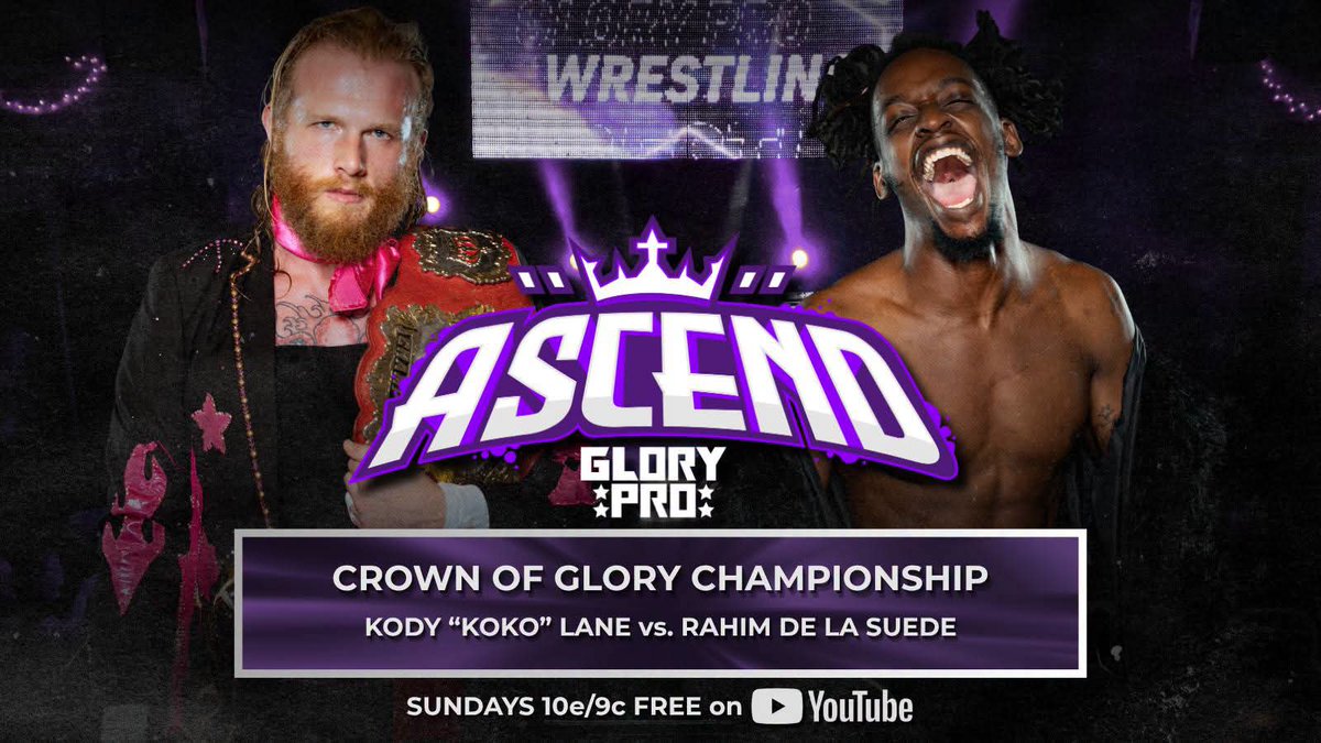 basnettdavid1's tweet photo. Tv 📺 #NowWatching Wrestling 😉
@WeAreGloryPro #Ascend #117 
On @YouTube 🇬🇧🧑‍💻
#KeepUpLad 🙄  #GloryProWrestling https://t.co/KGbmR1LLlq