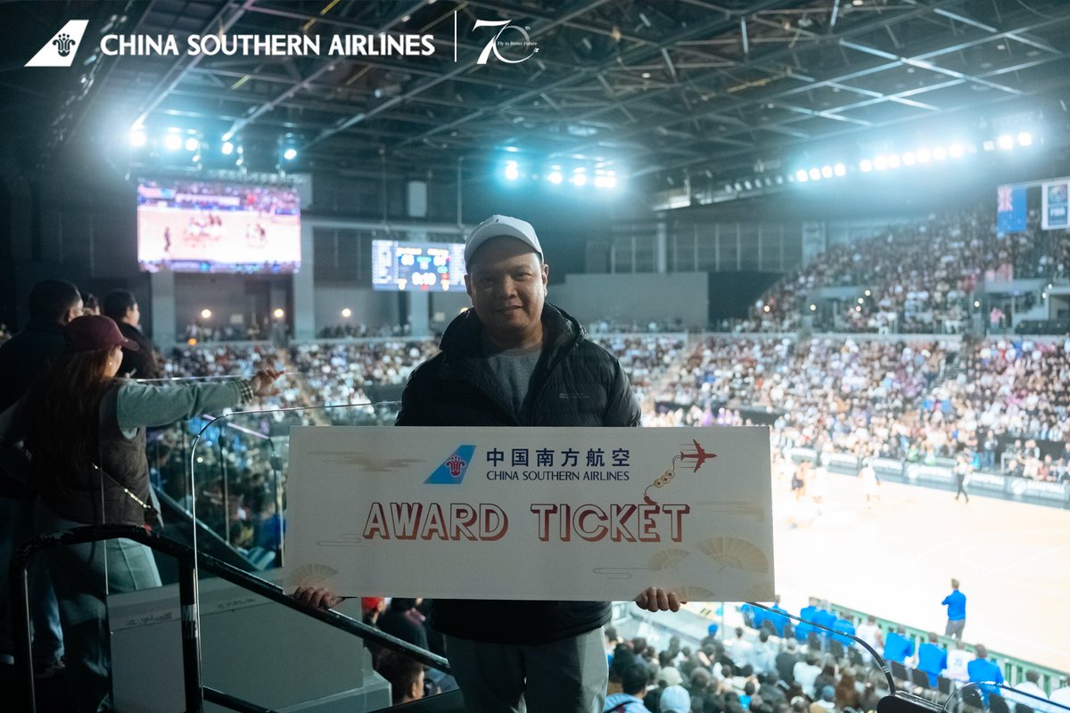 CSAIRGlobal's tweet photo. China Southern Airlines was proud to support the FIBA Basketball World Cup Asian Qualifiers in Auckland. Thank you to those who made this special night so memorable! We look forward to being part of more exciting moments in the future!🏀✈️
#CSAir #BetterTogether https://t.co/jfka6r1DTt