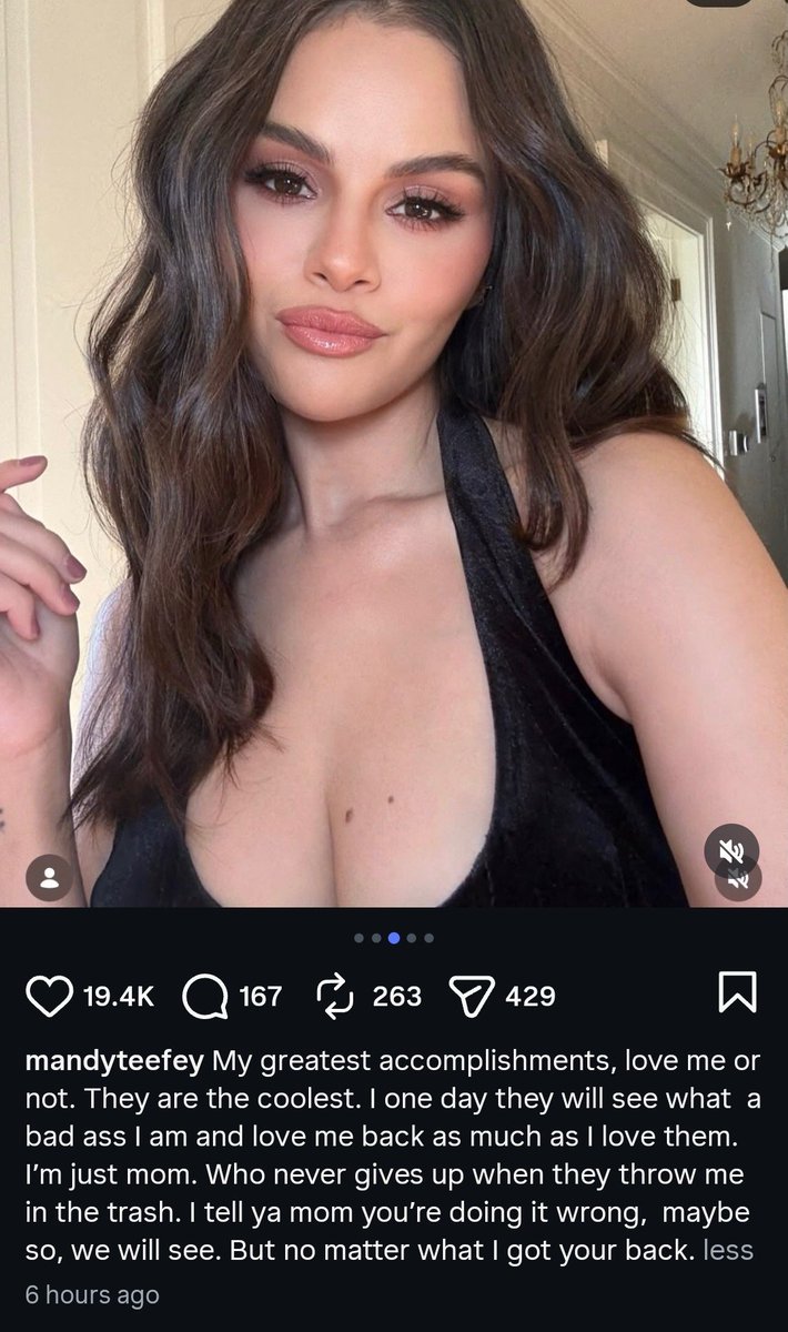 selgnewsg's tweet photo. Selena gomez's mom called out her daughter for "throwing her in the trash", in new instagram post https://t.co/rO9kYqeDdf
