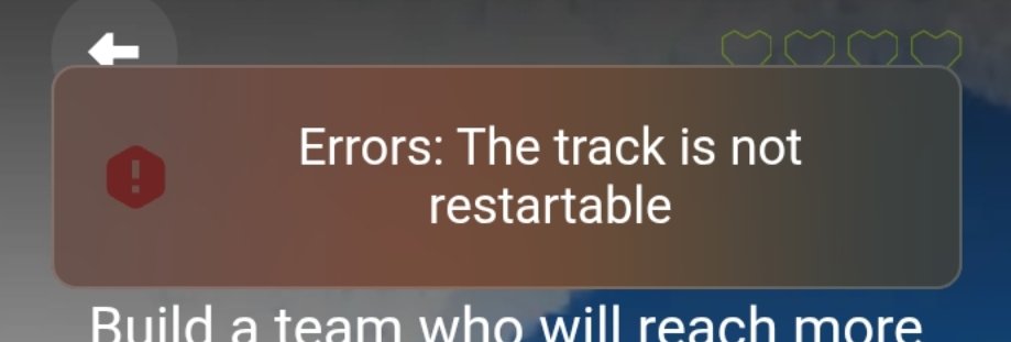 k3vl32's tweet photo. @Sorare Guys how did u fix the track is not restartable bug? https://t.co/d8jtzqQft6