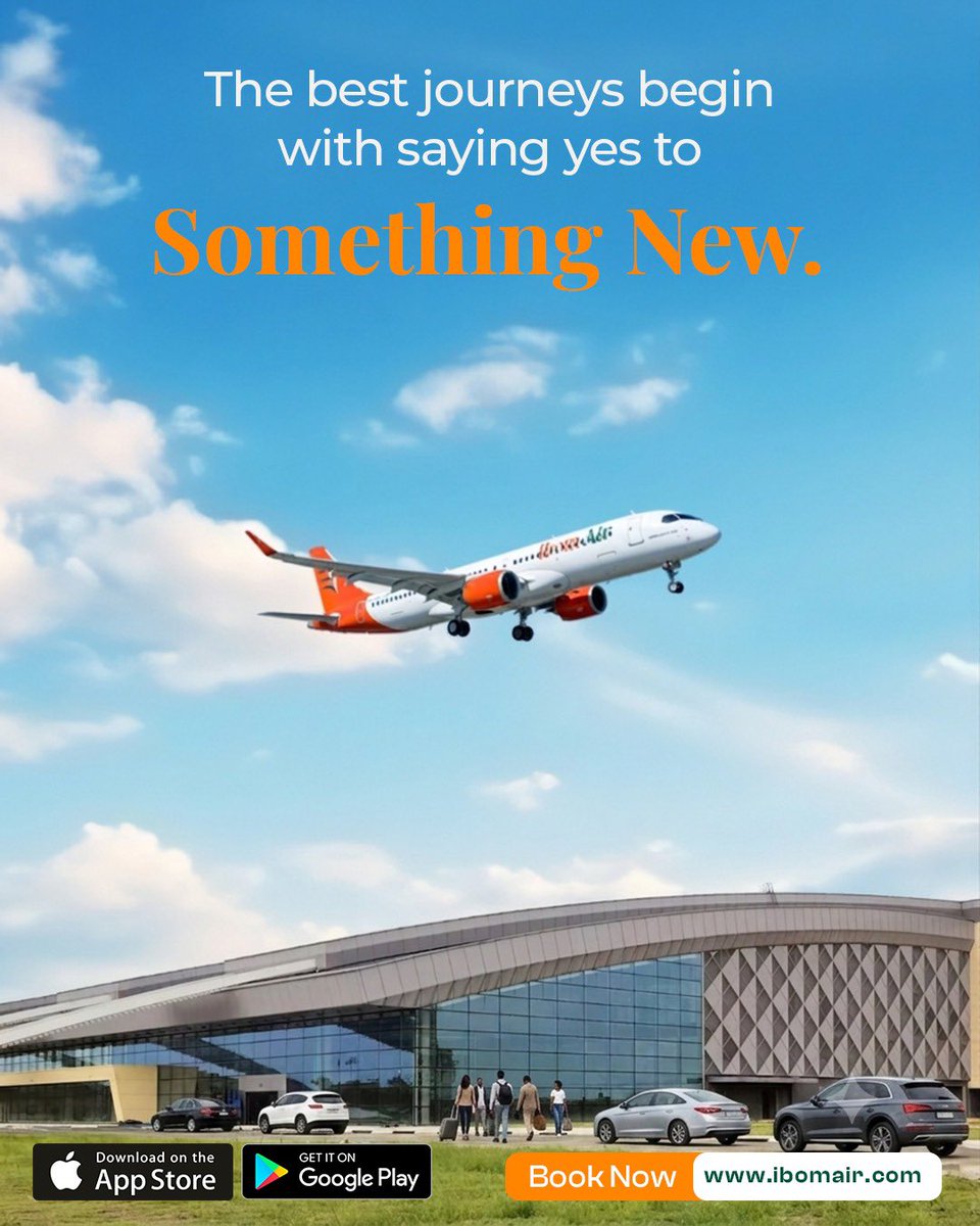 ibomairlines's tweet photo. You never know where one “yes” can take you.

Wishing you a week filled with new opportunities and rewarding journeys. 

Happy Monday!

#MondayMotivation #IbomAir #FlyIbom https://t.co/F0qnpeA6AH
