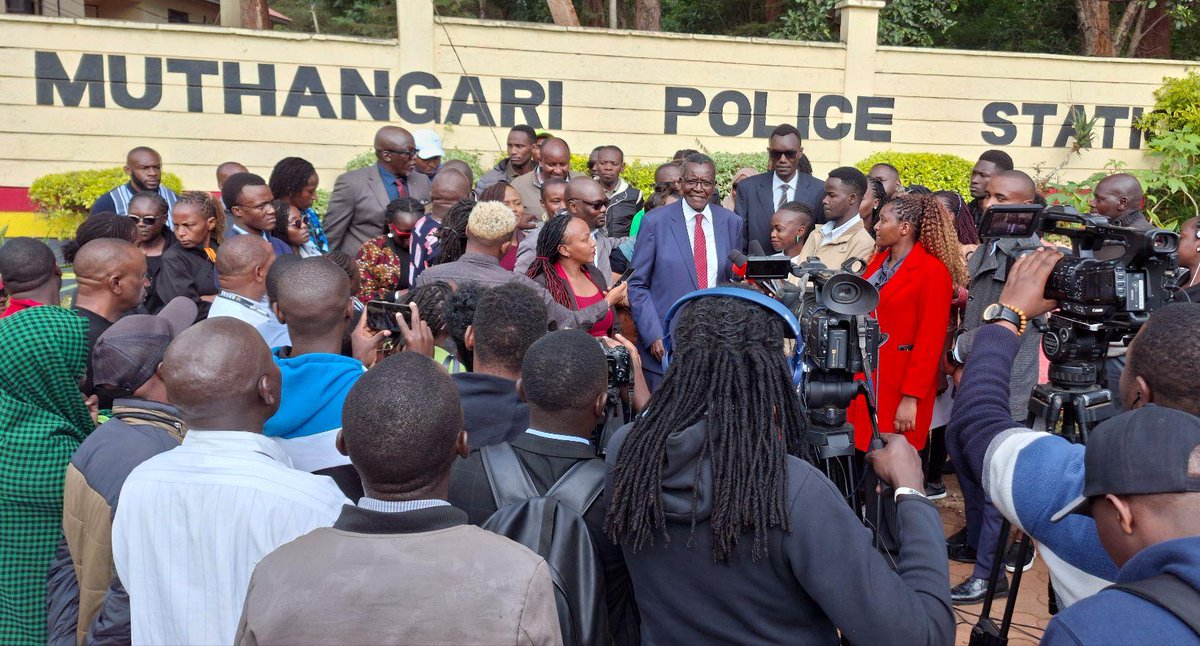 dkmaraga's tweet photo. This morning I stood with @TISAKenya at Muthangari Police Station in solidarity against the campaign of intimidation, surveillance, and harassment targeting their staff and civic space defenders.
The rule of law must prevail. Kenya cannot be governed by fear.
#StandWithTISA https://t.co/Fs9uU2lzfa