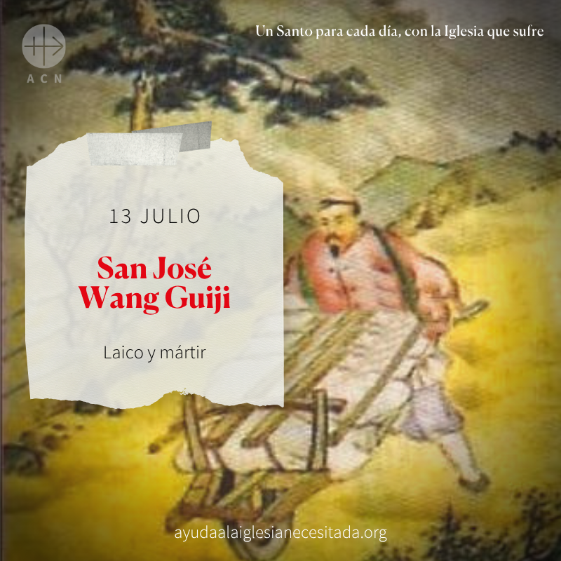 AyudaIglesNeces's tweet photo. #FelizLunes Recordamos a San José Wang Guiji. Durante la persecución, rechazó salvar su vida diciendo, como le sugerían, una leve mentira, y prefirió morir gloriosamente por Cristo. San José Wang, ruega por la Iglesia en China. https://t.co/EbFixWLymh