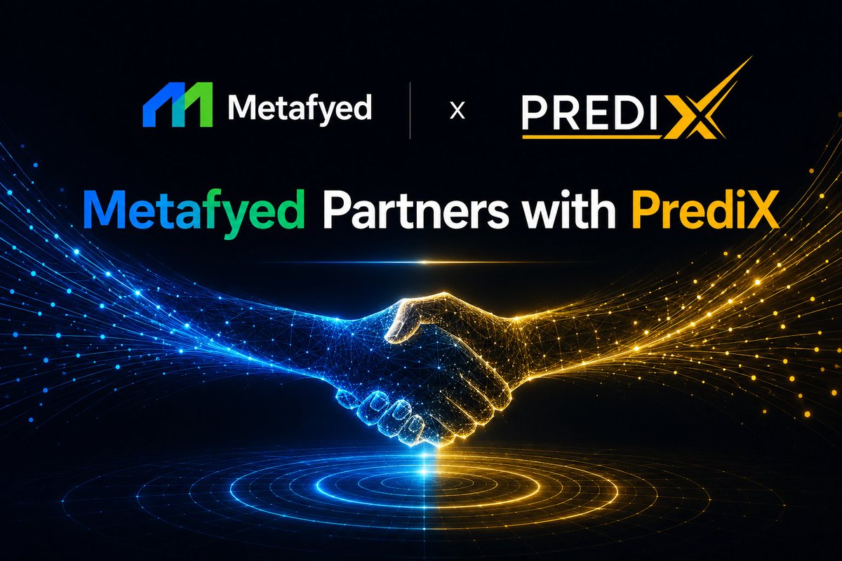 oper8capital's tweet photo. Metafyed is partnering with @PrediXproio 🔥

The two teams are building different parts of the on-chain financial stack, coming together to grow both communities and create better touchpoints across Web3!🤝

First up: community activations, co-hosted X Spaces, and campaigns that introduce each community to what the other is building. After that, deeper collaboration as both ecosystems grow.

Stay tuned for what's coming next⏩https://t.co/A8duTuYBLz.