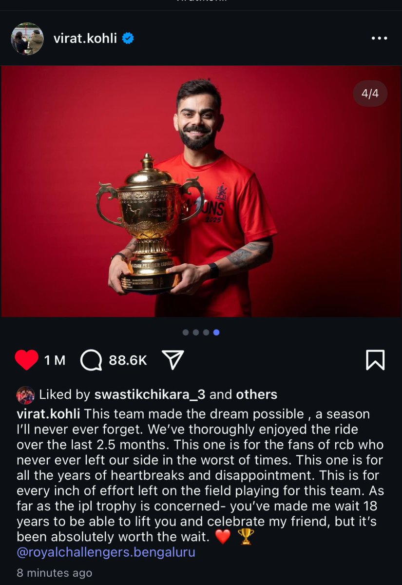 HaILThaLA_'s tweet photo. - Didn't Posted when India Won T20 World cup
- Didn't Posted when India won Champions Trophy 

But Posted for IPL, priorities matters 👏 https://t.co/RnoPJ7tz7X