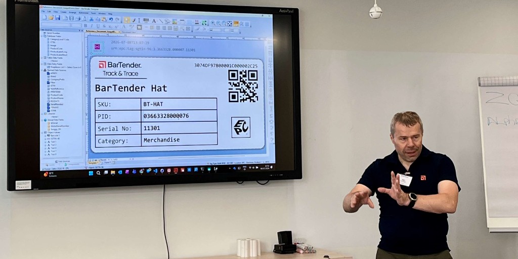 BarTenderTech's tweet photo. Last week, we welcomed partners from across Europe to Madrid for two days of hands-on BarTender Track &amp; Trace training. 

Thank you to everyone who helped make the experience engaging, collaborative, and productive!

#BarTenderTrackandTrace #BarTenderLabeling #PartnerCommunity https://t.co/XPRQeapSzP