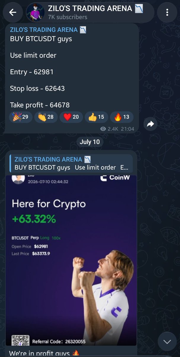 zilo_44's tweet photo. Gmgm Profitable week to us all 🔥 https://t.co/D0Z2adAyHD