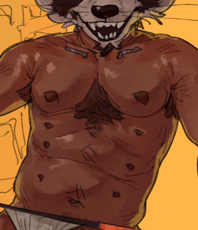 nauthynomus's tweet photo. #rocketraccoon tummy... (full on the p-site) https://t.co/KCzBdQvOZG