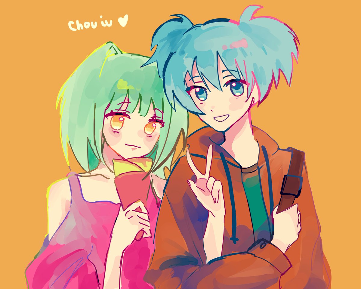 MLenniee's tweet photo. my bf and my gf hang out together without me 🐧
#nagisa
#kayano
#nagikae https://t.co/6xJD2TL53i
