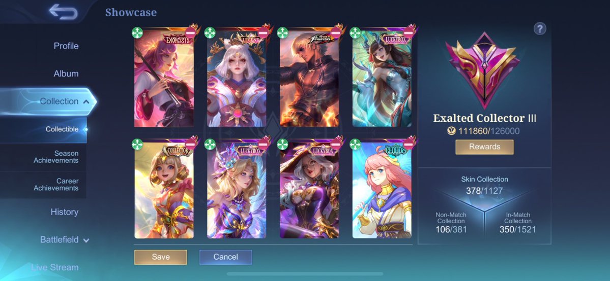 galileomlbb's tweet photo. WTS Akun ML - TITIP JUAL #1

-Lunox Legend
-Angela CC
-Kagura Clouds
-Floryn Sanrio
-Gusion KOF
-Natalia CC

Spek Lengkap Cek Pict
WR 72+ Anti Diskon
Wajib Change Email
Pemakaian Pribadi (Cewe)
Anti HB 

Price 900k  ( Jual Santai )

Open Joki | Mabar VIP | Rekber | Titip Acc https://t.co/l7gz1TZYiA