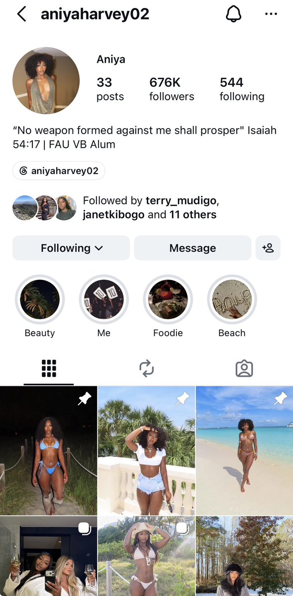 Factsgenbackup1's tweet photo. Operation get Aniya to 1 million we are almost there let’s go #loveislandusa https://t.co/DDztehDNKN