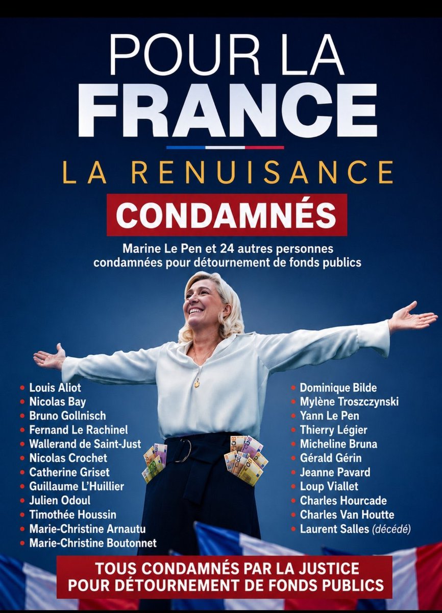 alain_terieur75's tweet photo. @JulienOdoul J'ai fait un cauchemar. Deux repris de justice faisaient campagne pour une reprise de justice condamnée en 1ère instance et en appel pour détouRNement de fonds publics. J'avais juste ouvert Twitter. @julienodoul une certaine vision de la dignité . Virez la racaille ! https://t.co/kRDwSdxDpq