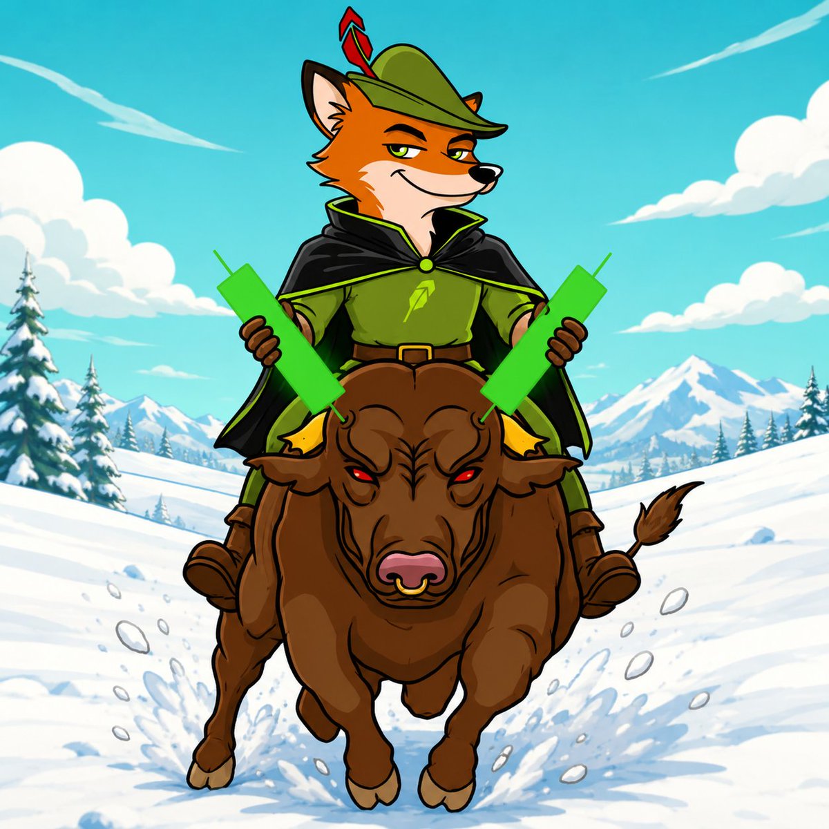 fox_onrh's tweet photo. With every new day, more eyes turn toward the green chain.

The bulls are circling Robinhood, and $FOX is ready to ride. 🦊🏹 https://t.co/z2F4eeweqz