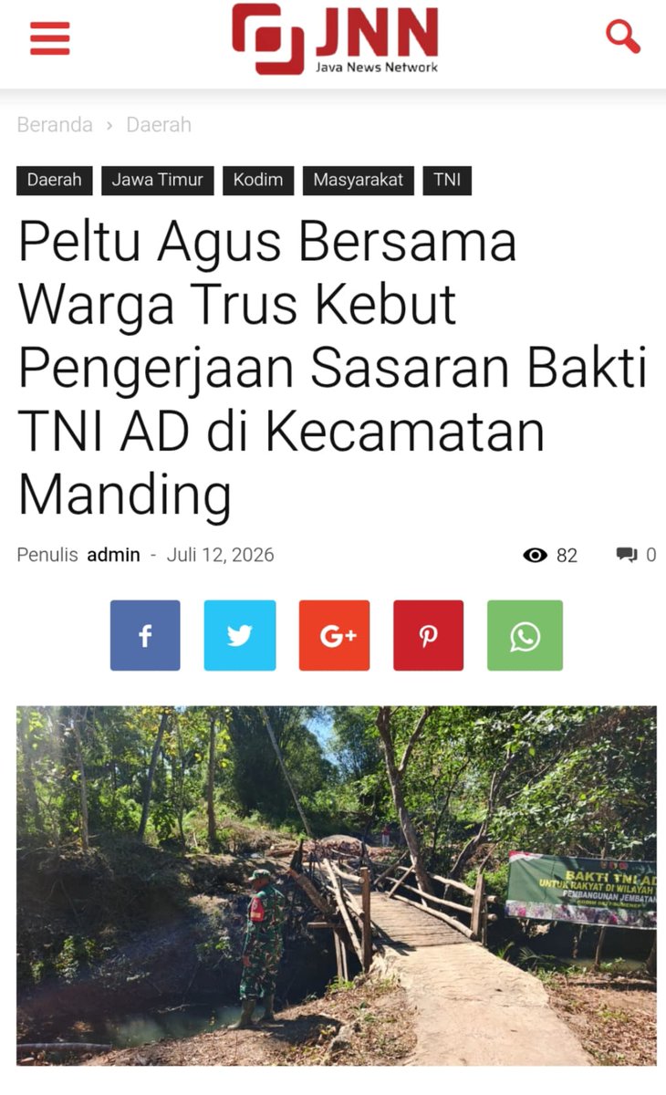 citralenaa's tweet photo. TNI berada bukan untuk dikhawatirkan, melainkan untuk diajak berpartisipasi, dilindungi, dan diandalkan dalam memajukan negara.
Bekerja Berkarya Berbakti https://t.co/f8IsKsCuvM