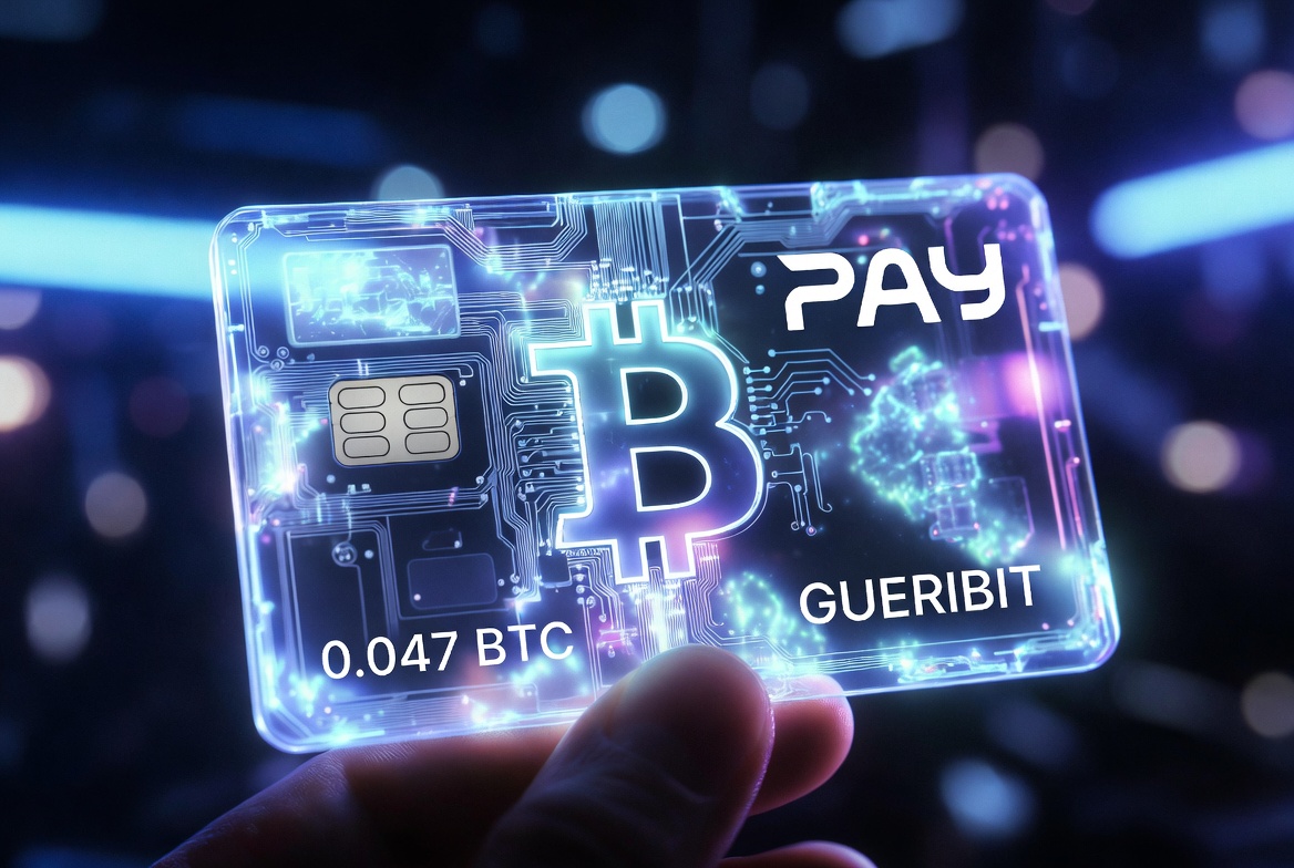 Gueribit's tweet photo. This is what Bitcoin payments will feel like in 2035 🔥
GUERIBIT PAY card — transparent, quantum-secure, instant Lightning.
Just tap. Pay. Own your money.
No apps. No delays. Pure sovereignty.
Who’s ready for the future? 📷
#Bitcoin #BTC #CryptoPayments #FutureOfMoney #LightningNetwork #CryptoCard #Web3 #GUERIBIT #Bitcoin2035 #DigitalSovereignty