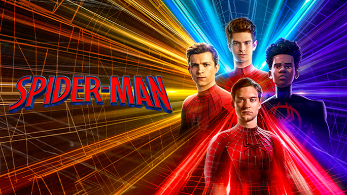 SpiderManCD's tweet photo. New Spider-Man franchise banner from the newly announced PlayStation Japan's #WeLoveSpiderMan Campaign.
The banner features Toby Maguire, Andrew Garfield, Tom Holland, Miles Morales as Spider-Men.
#SpiderMen #SpiderMan #SpiderManBrandNewDay https://t.co/zQP8IEovAY