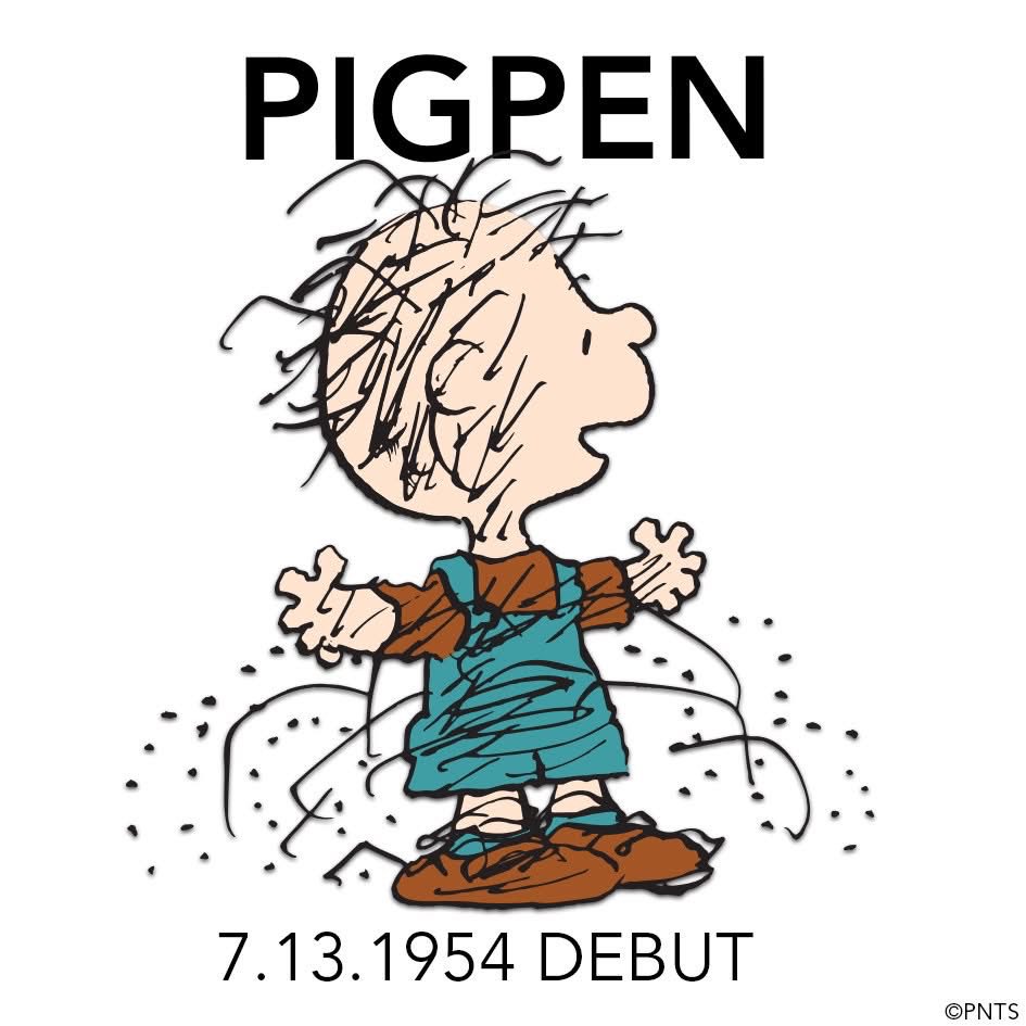 SoySnoopy13's tweet photo. Today is #PigpenDay! https://t.co/zF6vFClH7E