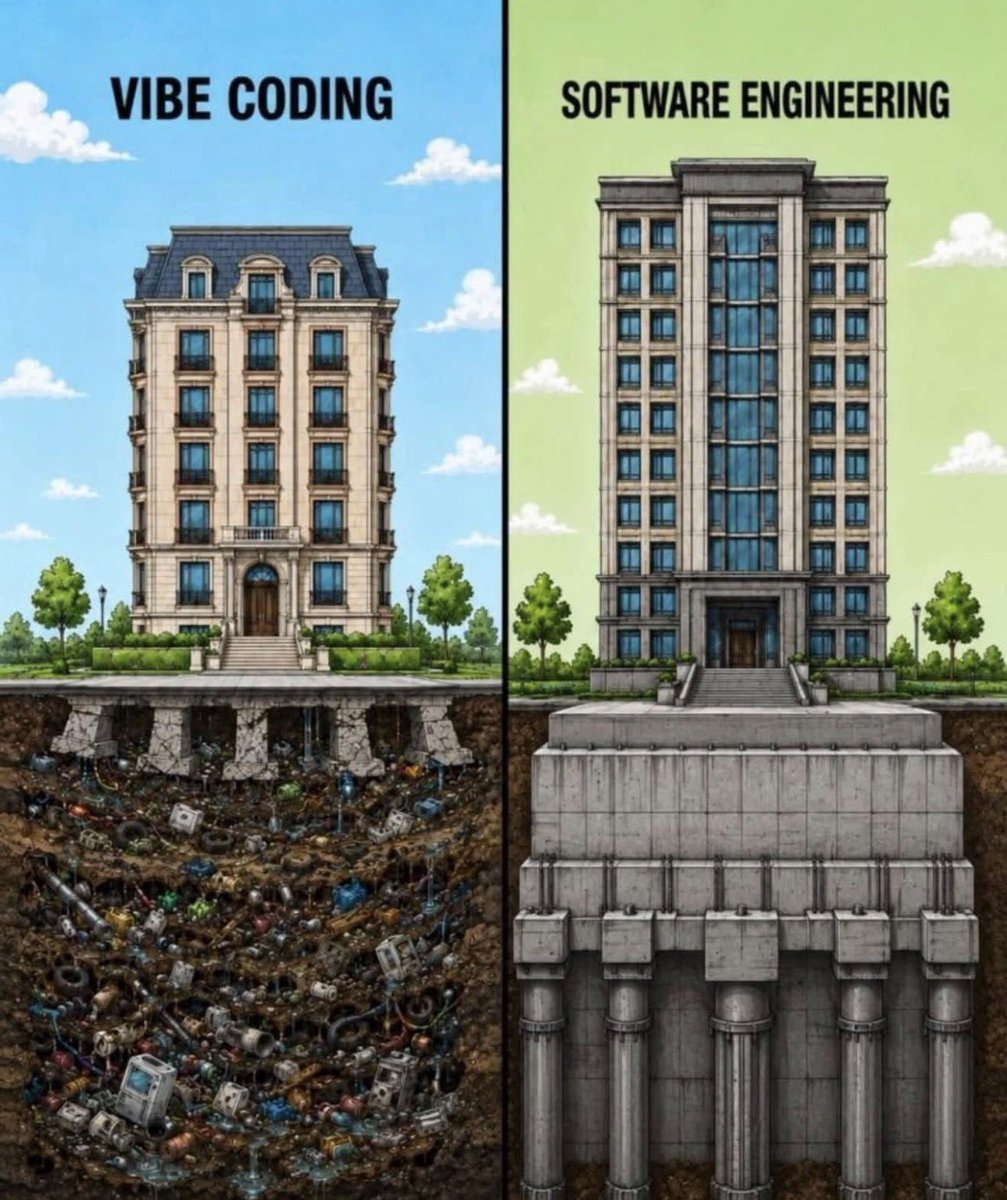 RealLambdaFlux's tweet photo. Vibe coding vs AI assisted coding https://t.co/bqyf7pCC8R