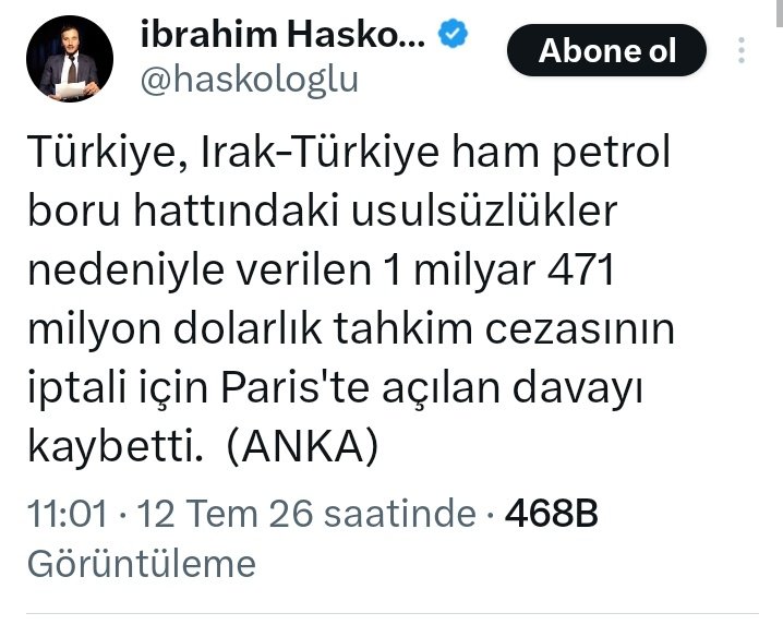 NesilGercek's tweet photo. @abakingurlek Aferin Akın 👏
Peki şu ceza kime rücu edilecek?
Bu petrolü kimlerin şirketleri taşıdı?
Tahkimde savunma için vekalet verilen uluslararası hukuk bürolarına ne kadar ödendi? 80 döneminde bile tanınan savunma hakkı İmamoğluna niçin tanınmadı? 
Ahbapa şu an kimler neden çöküyor? https://t.co/4177byU1hz