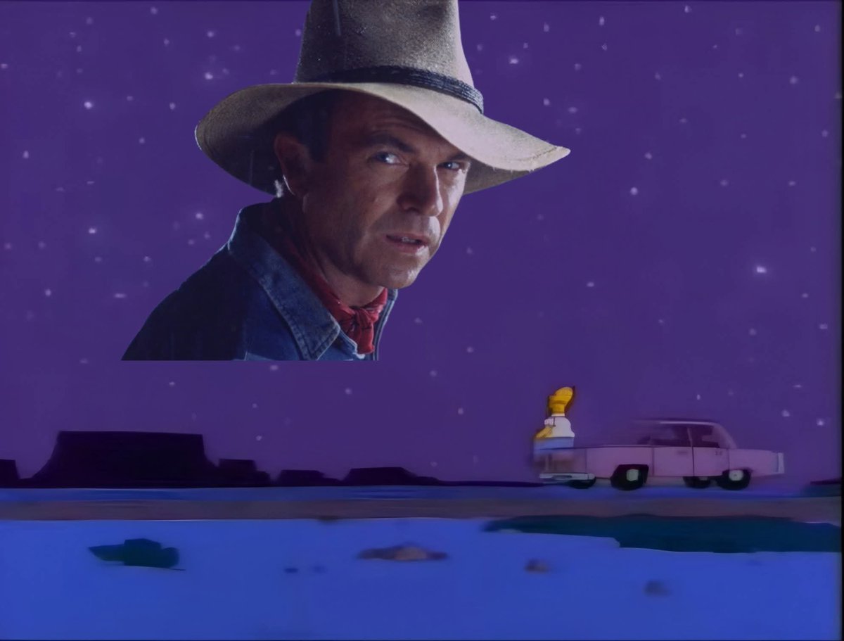 TheEmmyHimself's tweet photo. Alan Grant es uno de los personajes que más ha marcado mi vida, JP fue la saga que me abrió la puertas, no sólo a los dinosaurios, sino a la ciencia y a la historia. Por siempre le estaré agradecido a Sam Neill por la magia que nos hizo vivir en el cine. Que en paz descanse  🥺🕊 https://t.co/T24TJgxd1n