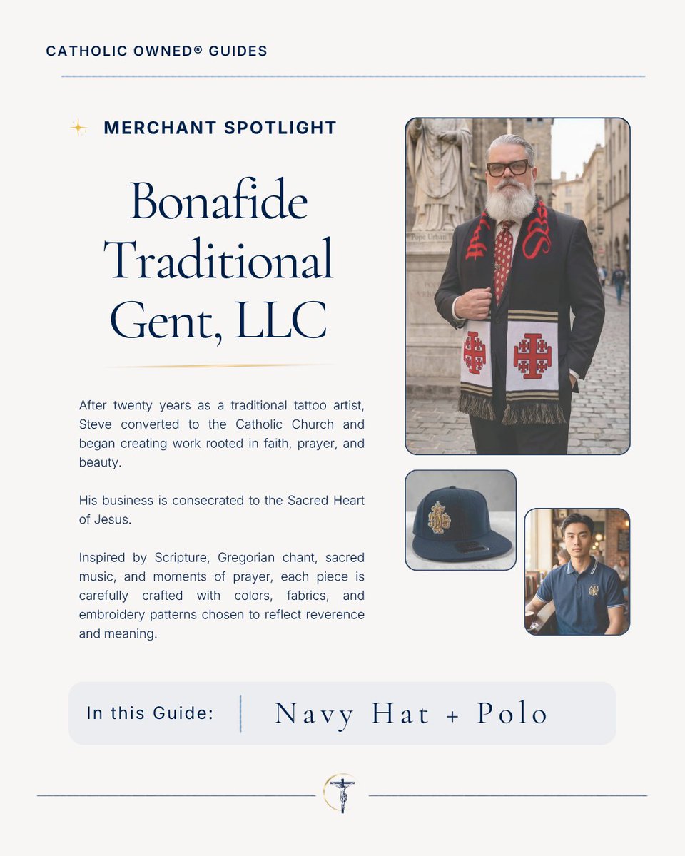 CatholicOwned_'s tweet photo. New Catholic Owned® Guide:
Well-Made Essentials for Catholic Men

Coffee, Catholic apparel, natural grooming, a personalized watch, a Saint Joseph rosary, and more for the man living his faith every day.

Shop the complete Guide in one cart, where shipping's always free:
https://t.co/VwSXLBlSL5

@CatholicBalmCo 
@joehenkels