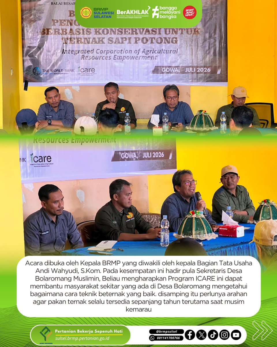 brmpsulsel's tweet photo. Perkuat Wawasan Peternak, BRMP Sulsel Gelar Bimtek Pengembangan Hijauan Berbasis Konservasi
https://t.co/NZR0kPofqc https://t.co/ROZNZpC5AM
