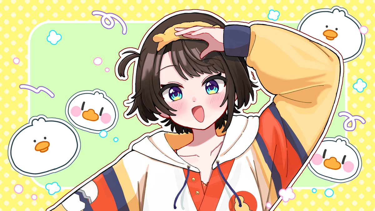 munLv323's tweet photo. ひよこお部屋着スバちゃん！

#プロテインザスバル https://t.co/aZFBoyIiHu