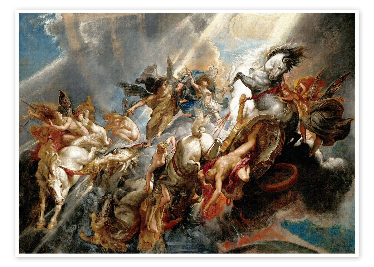 clasicasIEDA's tweet photo. Palabra del día:
ἀβουλία ἡ (aboulía)
 'irreflexión', 'insensatez' 
Griego, palabras para todo
Imagen: La caída de Faetón
P. P. Rubens https://t.co/jU4ZtPneYx