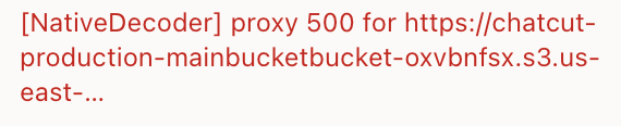justraylex's tweet photo. @chatcutapp Why the heck does it keep throwing errors every time I export?😅 Please help me. https://t.co/43x0XProzH