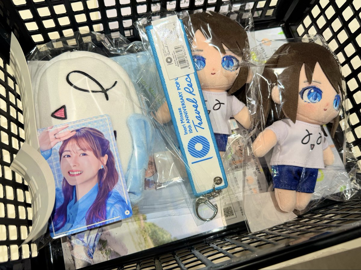水瀬いのり 10周年記念 POP UP SHOP 親友の協力あっての戦利品