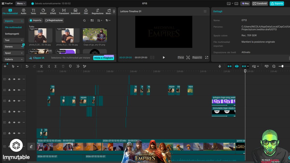 0xNikide's tweet photo. I just made one of the videos that, in my opinion, is among the most “half-serious, half-joking” ones I've ever produced, with an ending that I really like...

...but, incredibly, for the first time, I'm not sure whether to post it...

While I decide, I'll grab a bite to eat, then get back to editing

Have any of you guys ever felt that way about your own content?